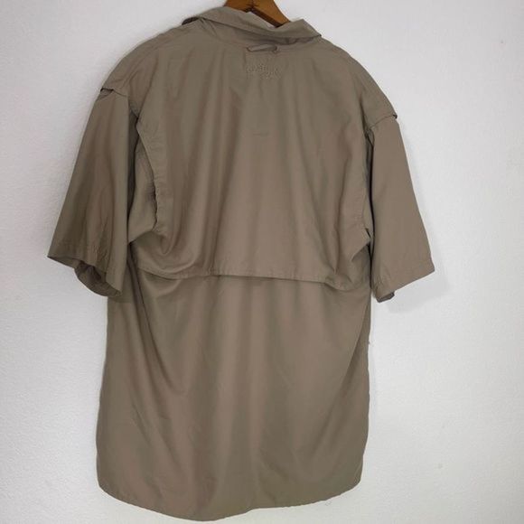 Magellan Fishing Shirt Tan/Brown Size Large - Picture 4 of 5